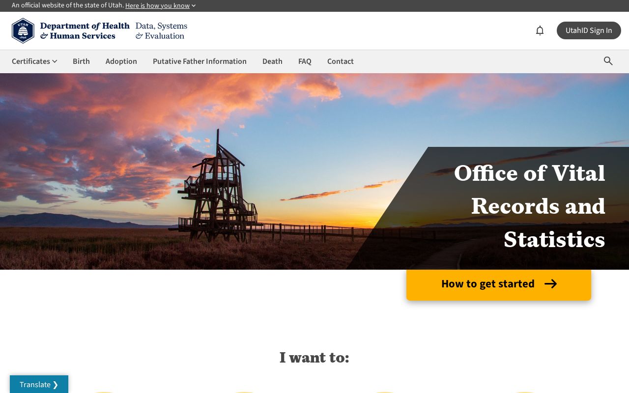 Pleasant Grove residents directory Utah Office of Vital Records