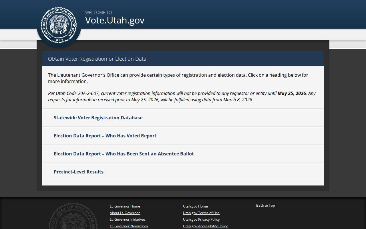 Pleasant Grove residents directory Utah voter registration lookup