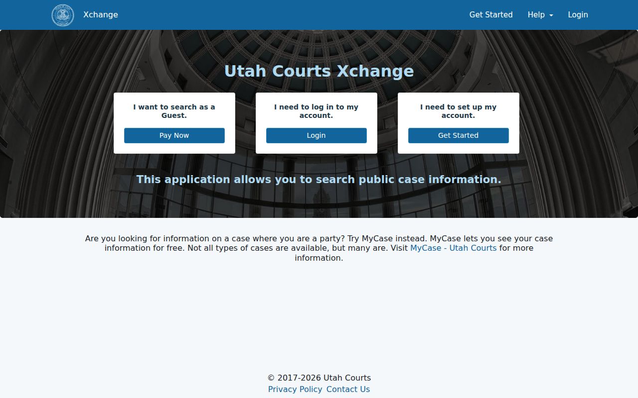 Pleasant Grove resident lookup Utah Courts Xchange